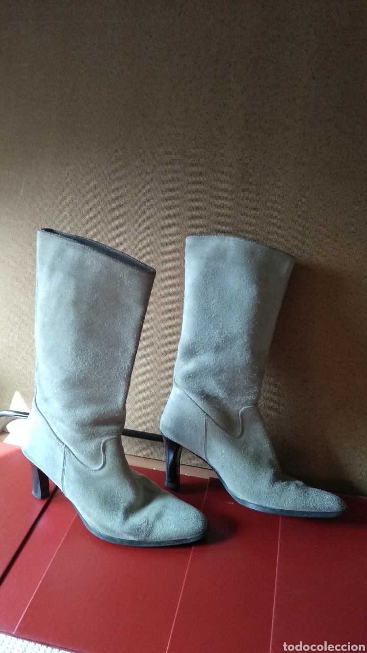 Vintage: BOTAS DE ANTE GRISES - Foto 2