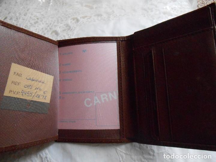 Vintage: BILLETERA / PORTADOCUMENTOS -CASANOVA- - Foto 4