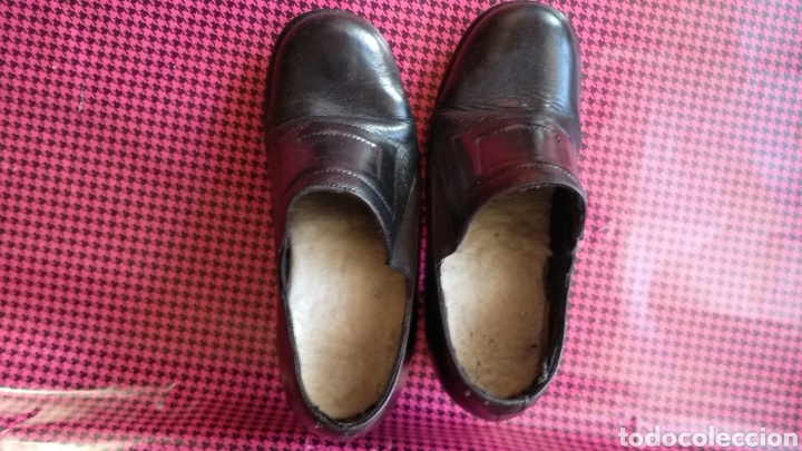 Vintage: ZAPATOS DE PIEL NEGRA - Foto 1