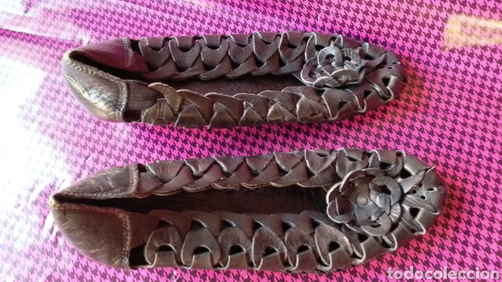 Vintage: Zapatos de piel - Foto 4