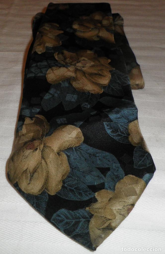 Vintage: corbata de seda hecha a mano andre larouche Italia - Foto 1