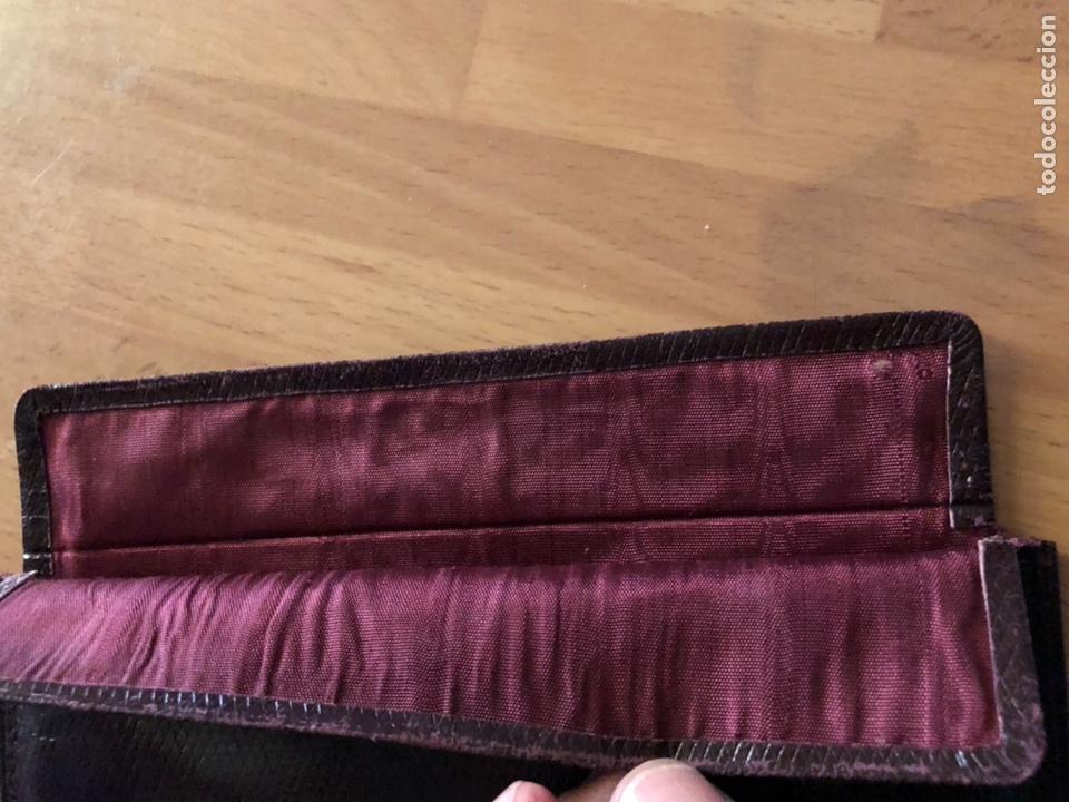 Vintage: Antigua cartera de piel para documentos - Foto 4