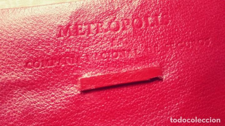 Vintage: portadocumentos rojo Metropolis. - Foto 4