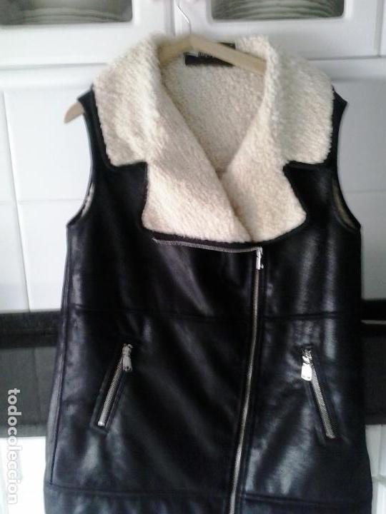Chaleco bimba y lola ,simil piel talla l - Vendido en Venta Directa -  133806198