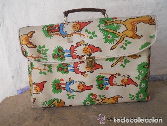 Vintage: ANTIGUA CARTERA DE COLEGIO - Foto 1