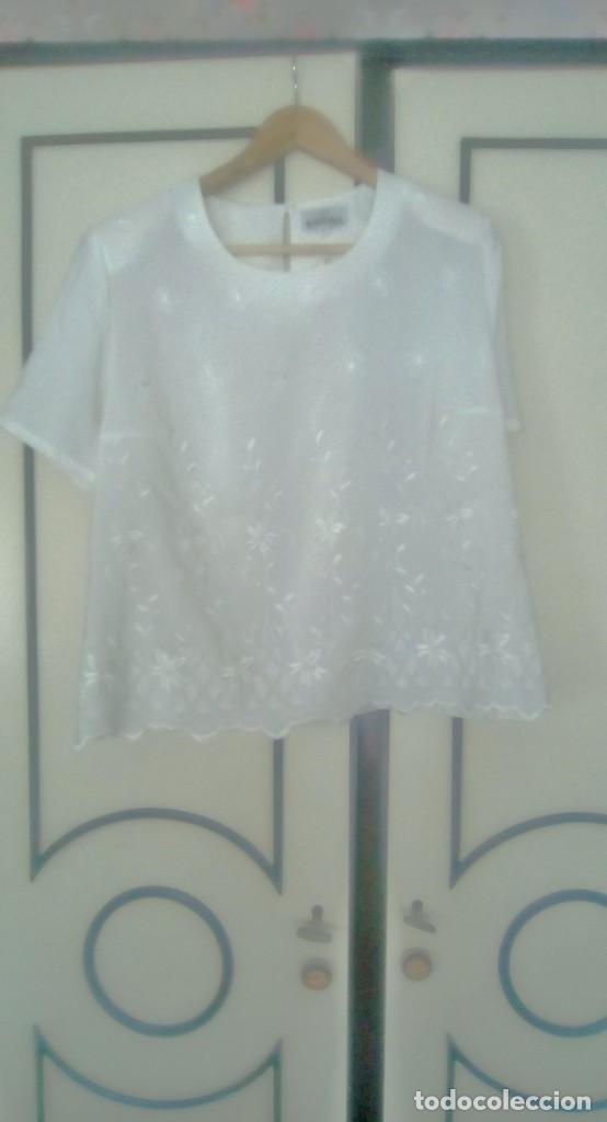 Vintage: CAMISA BORDADA SE&Ntilde;ORA - Foto 4