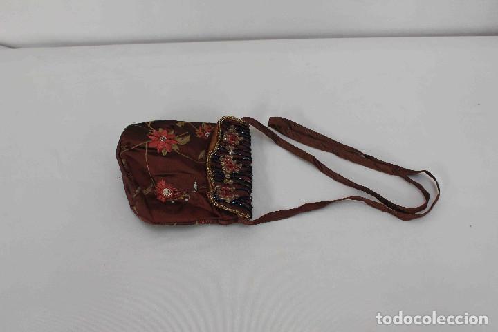 Vintage: BOLSO SEDA BORDADA - Foto 5