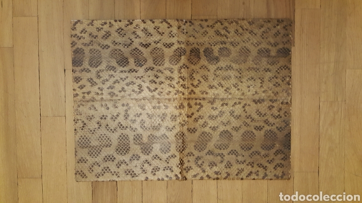 Vintage: CARTERA GRANDE DE PIEL DE SERPIENTE - Foto 1