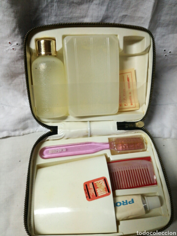 Vintage: Peque&ntilde;o estuche de aseo - Foto 4