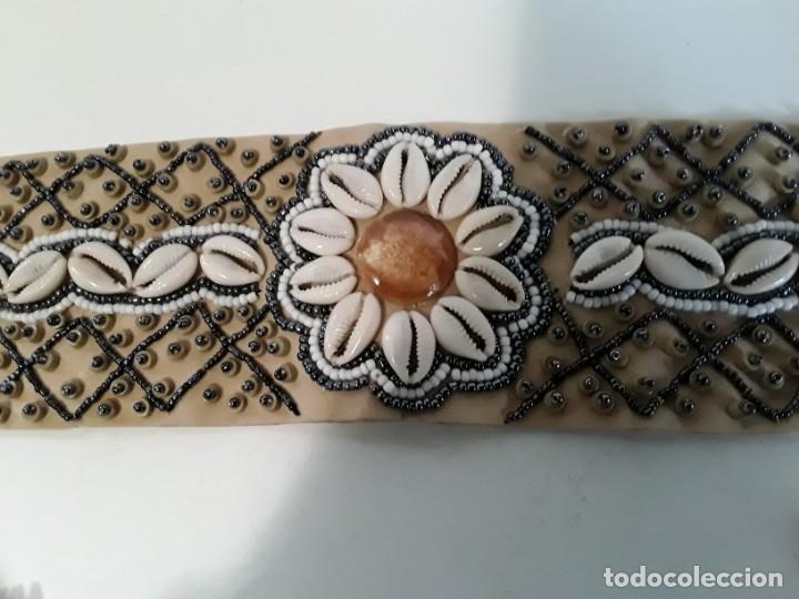 Vintage: Cintur&oacute;n de conchas y abalorios. Con etiqueta, sin estrenar - Foto 2