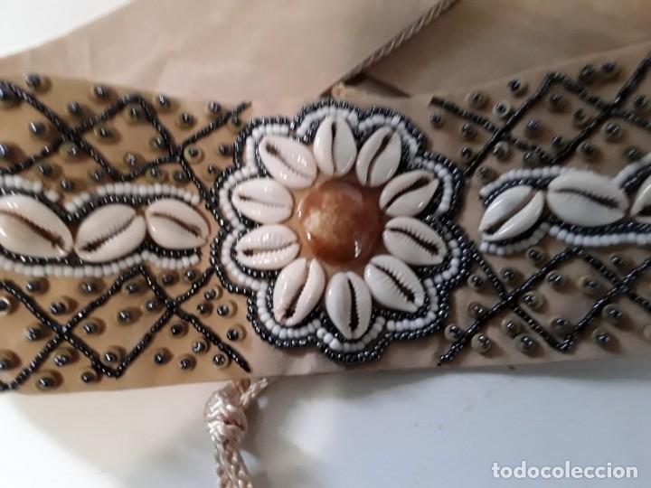 Vintage: Cintur&oacute;n de conchas y abalorios. Con etiqueta, sin estrenar - Foto 11
