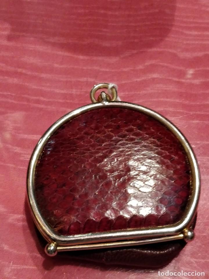 Vintage: Antiguo y original monedero piel de serpiente - Foto 1