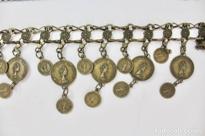 Vintage: JOY-1179. CINTURON DE MONEDAS PARA DANZA DEL VIENTRE. - Foto 2