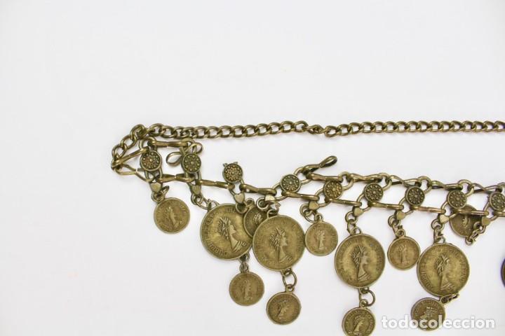 Vintage: JOY-1179. CINTURON DE MONEDAS PARA DANZA DEL VIENTRE. - Foto 4