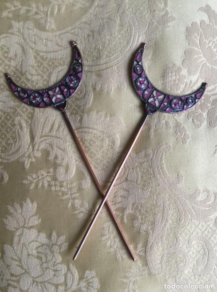 Vintage: PRECIOSAS AGUJAS PARA  EL PELO - Foto 1