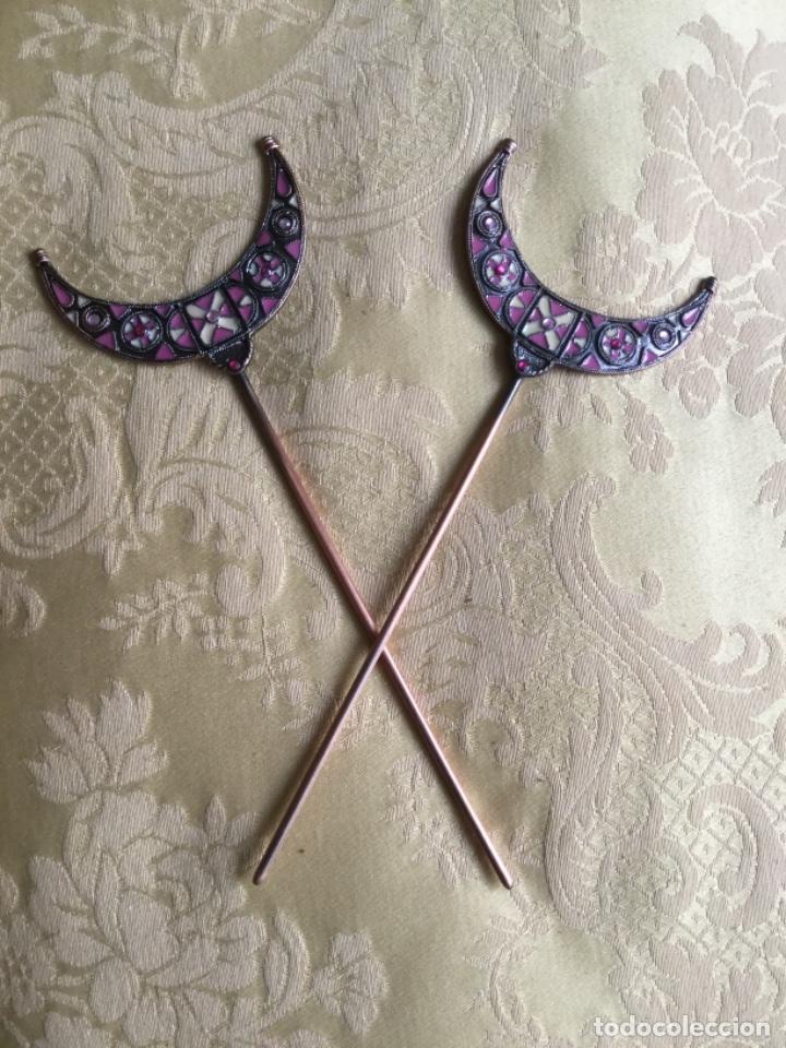 Vintage: PRECIOSAS AGUJAS PARA  EL PELO - Foto 3