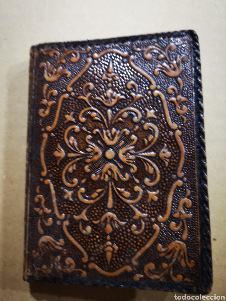 Vintage: Cartera, billetera de piel repujada - Foto 1