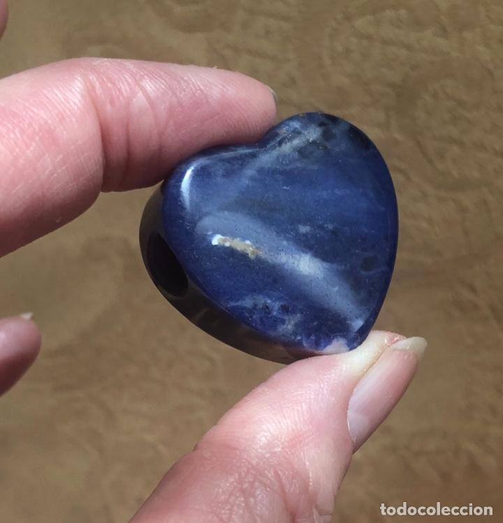 Vintage: COLGANTE DE CUARZOAZULCON FORMA DE CORAZ&Oacute;N - Foto 10