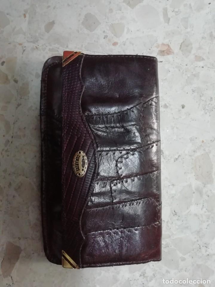 Vintage: Cartera en piel marca comanche - Foto 1