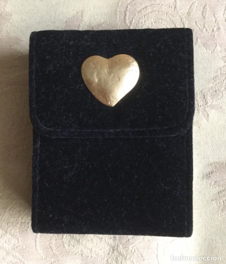 Vintage: ESTUCHE PINTALABIOS PARA BOLSODE TERCIOPELO - Foto 1