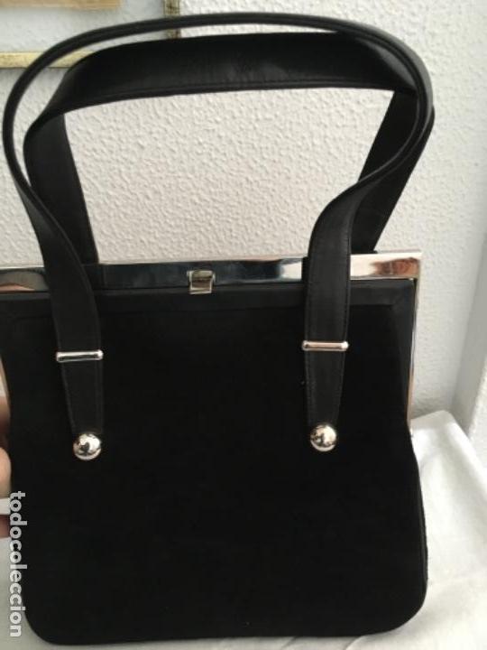 Vintage: BOLSO DE PIEL VUELTA - Foto 1
