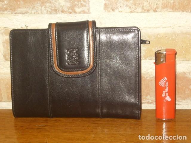 Vintage: CARTERA,MONEDERO DE PIEL. - Foto 1