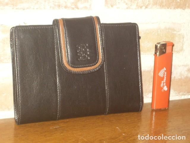 Vintage: CARTERA,MONEDERO DE PIEL. - Foto 2