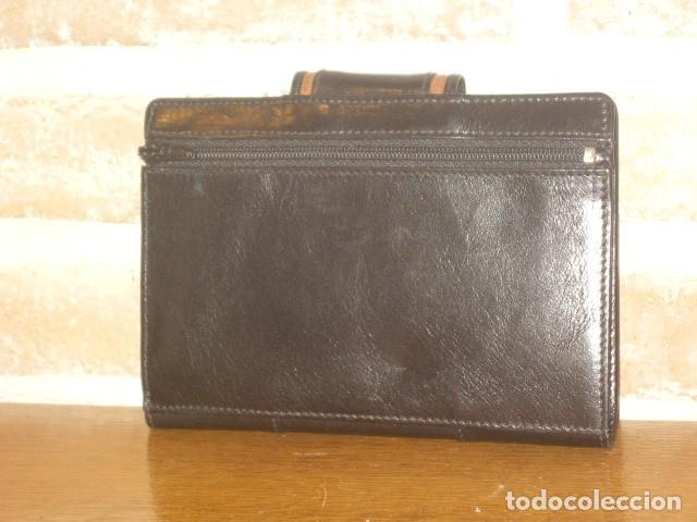 Vintage: CARTERA,MONEDERO DE PIEL. - Foto 4