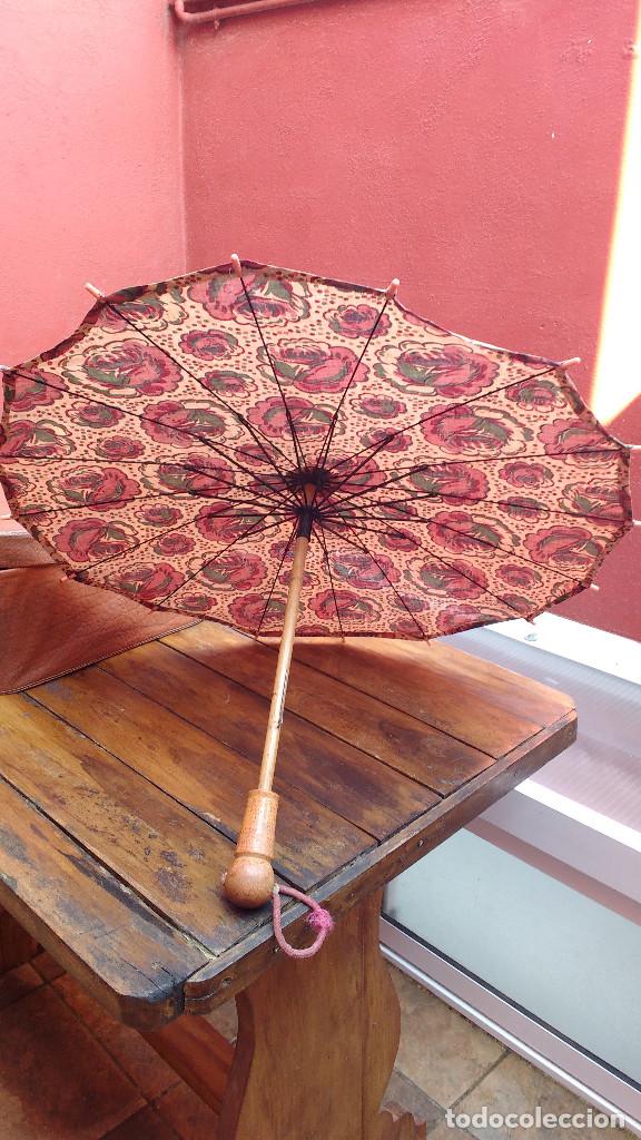 Vintage: sombrilla ni&ntilde;a estilo art deco - Foto 3