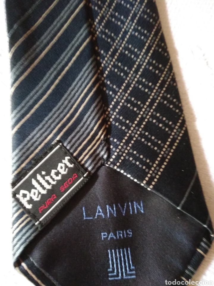 Vintage: Corbata lanvin de pura seda - Foto 6