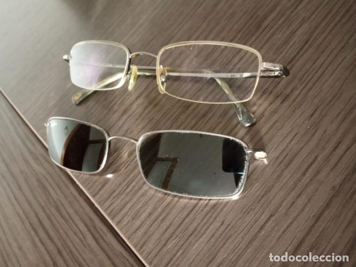 gafas ray-ban hombre vintage + soporte gafas - Acheter Vêtements vintage d'occasion pour hommes sur todocoleccion
