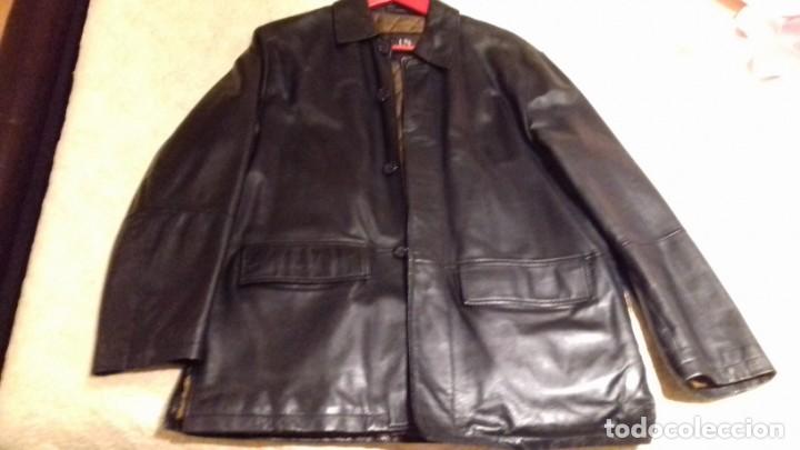 Vintage: CHAQUETA DE PIEL MARRON UNICEN - Foto 1