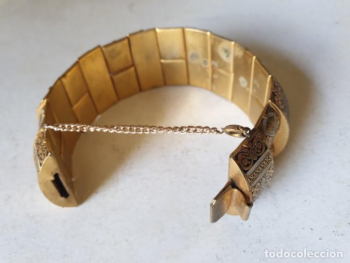 Vintage: PULSERA DAMASQUINADA - Foto 11