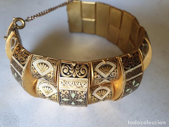 Vintage: PULSERA DAMASQUINADA - Foto 3