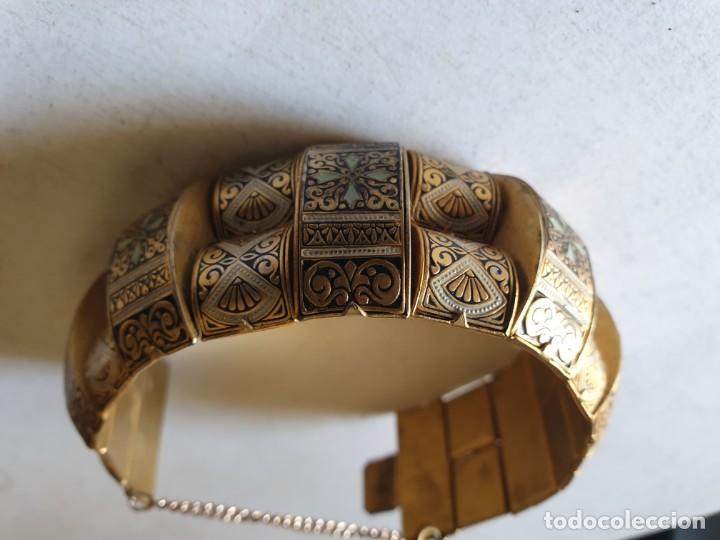 Vintage: PULSERA DAMASQUINADA - Foto 4