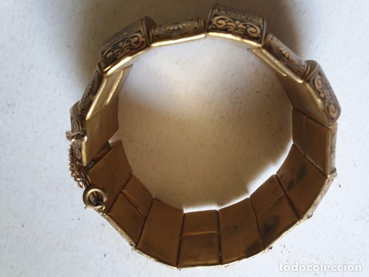 Vintage: PULSERA DAMASQUINADA - Foto 8