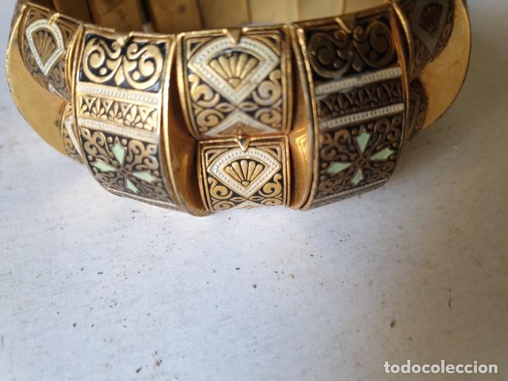 Vintage: PULSERA DAMASQUINADA - Foto 6