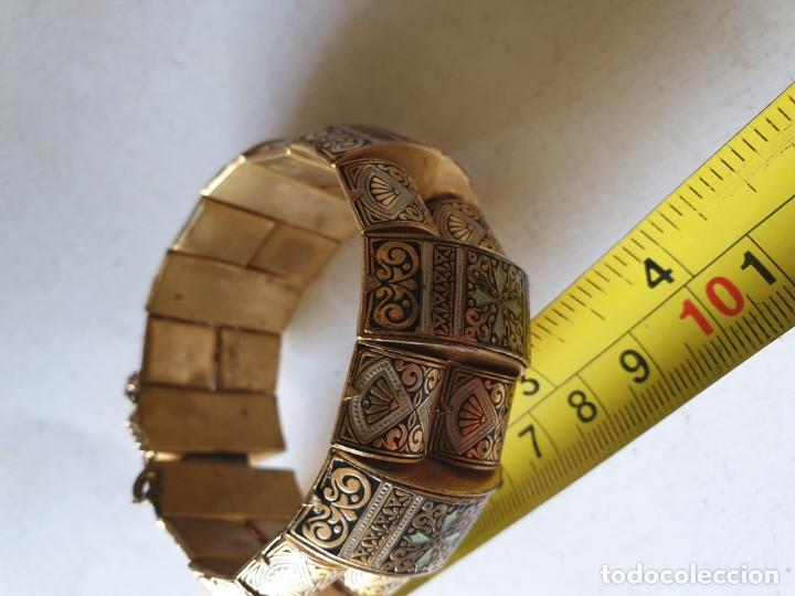 Vintage: PULSERA DAMASQUINADA - Foto 10
