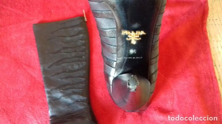 Vintage: BOTAS DE PIEL PRADA - Foto 4
