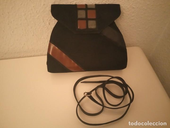 Vintage: BOLSO VINTAGE DE ANTE Y CHAROL - Foto 1