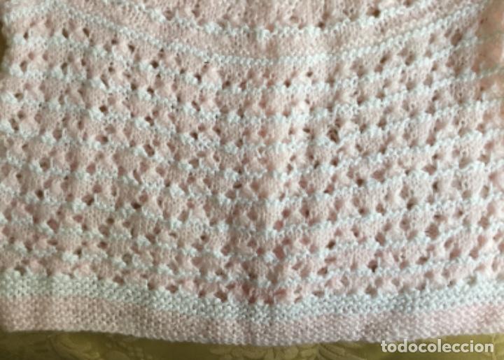 Vintage: JERSEY BEB&Eacute; DE PERL&Eacute; ROSA Y BLANCO - Foto 4