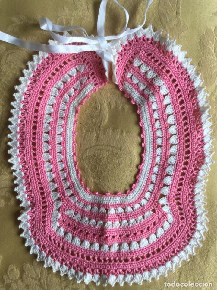 Vintage: ANTIGUO BABERO DE PERL&Eacute; PARA BEB&Eacute; - Foto 1