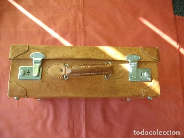 Vintage: ANTIGUO MALET&Iacute;N CUERO - Foto 1
