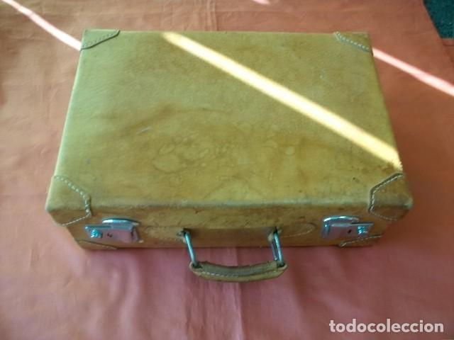 Vintage: ANTIGUO MALET&Iacute;N CUERO - Foto 2