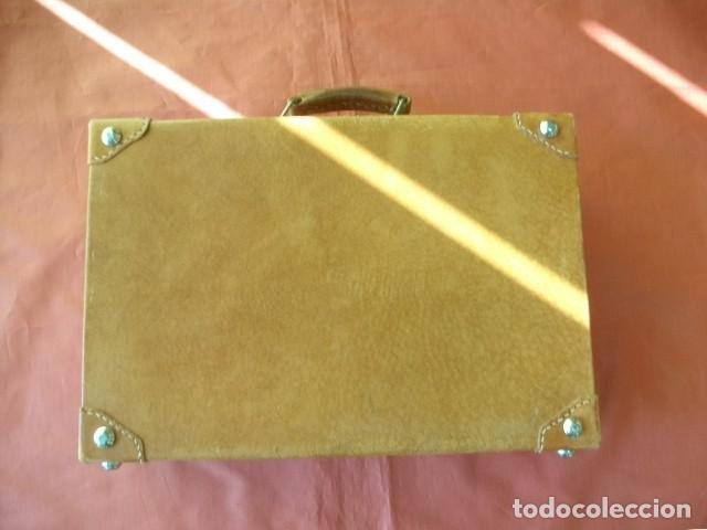 Vintage: ANTIGUO MALET&Iacute;N CUERO - Foto 3
