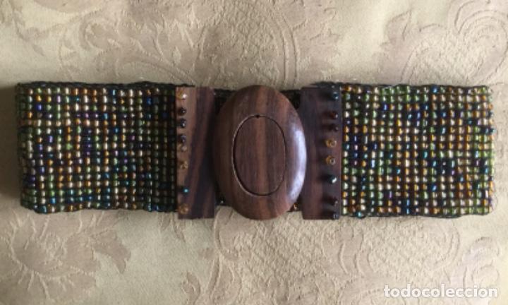 Vintage: CINTURON DE ABALORIOS Y MADERA - Foto 7