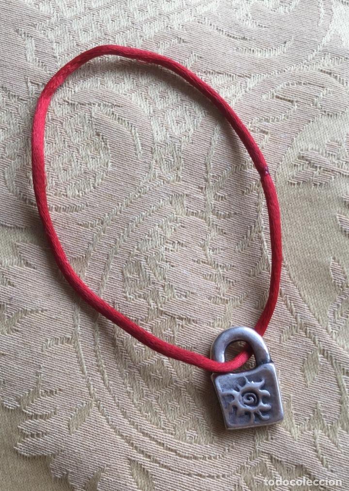 Vintage: CHARM COLGANTE CANDADO DE UNO DE 50 - Foto 5