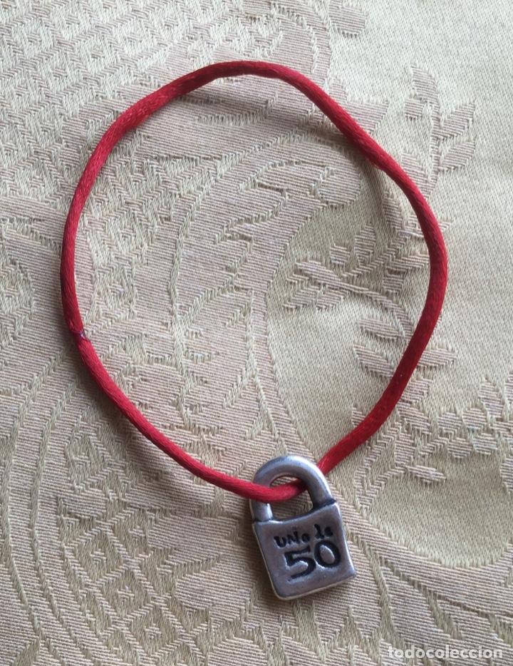 Vintage: CHARM COLGANTE CANDADO DE UNO DE 50 - Foto 6