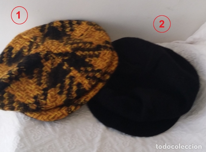Vintage: Dos (2) gorros con visera , estilo vintage - Foto 2