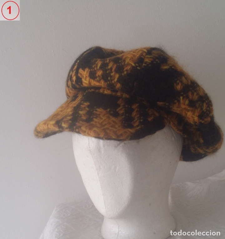 Vintage: Dos (2) gorros con visera , estilo vintage - Foto 3